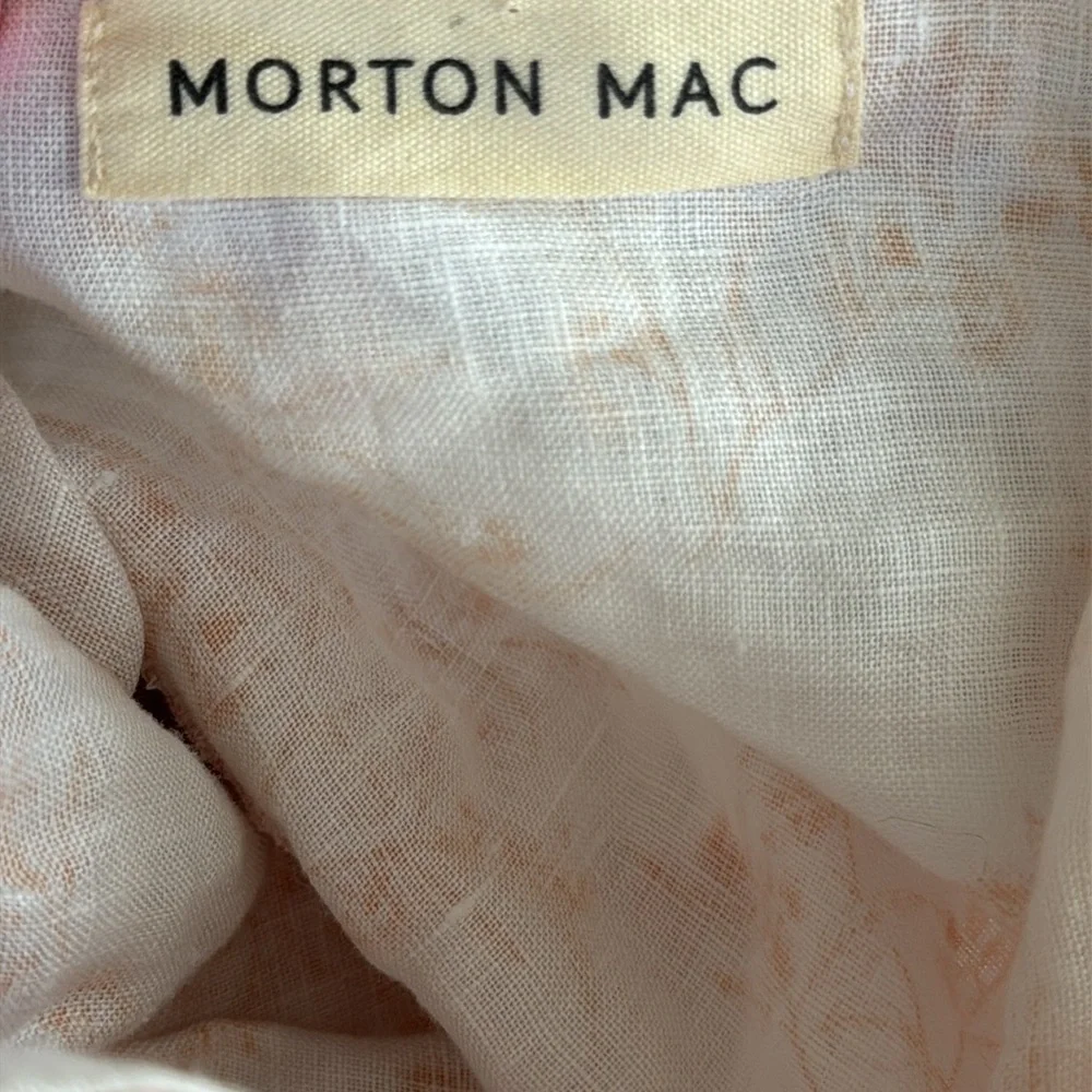 Tuckernuck Morton Mac Elsie Light Pink & White Dress Size S